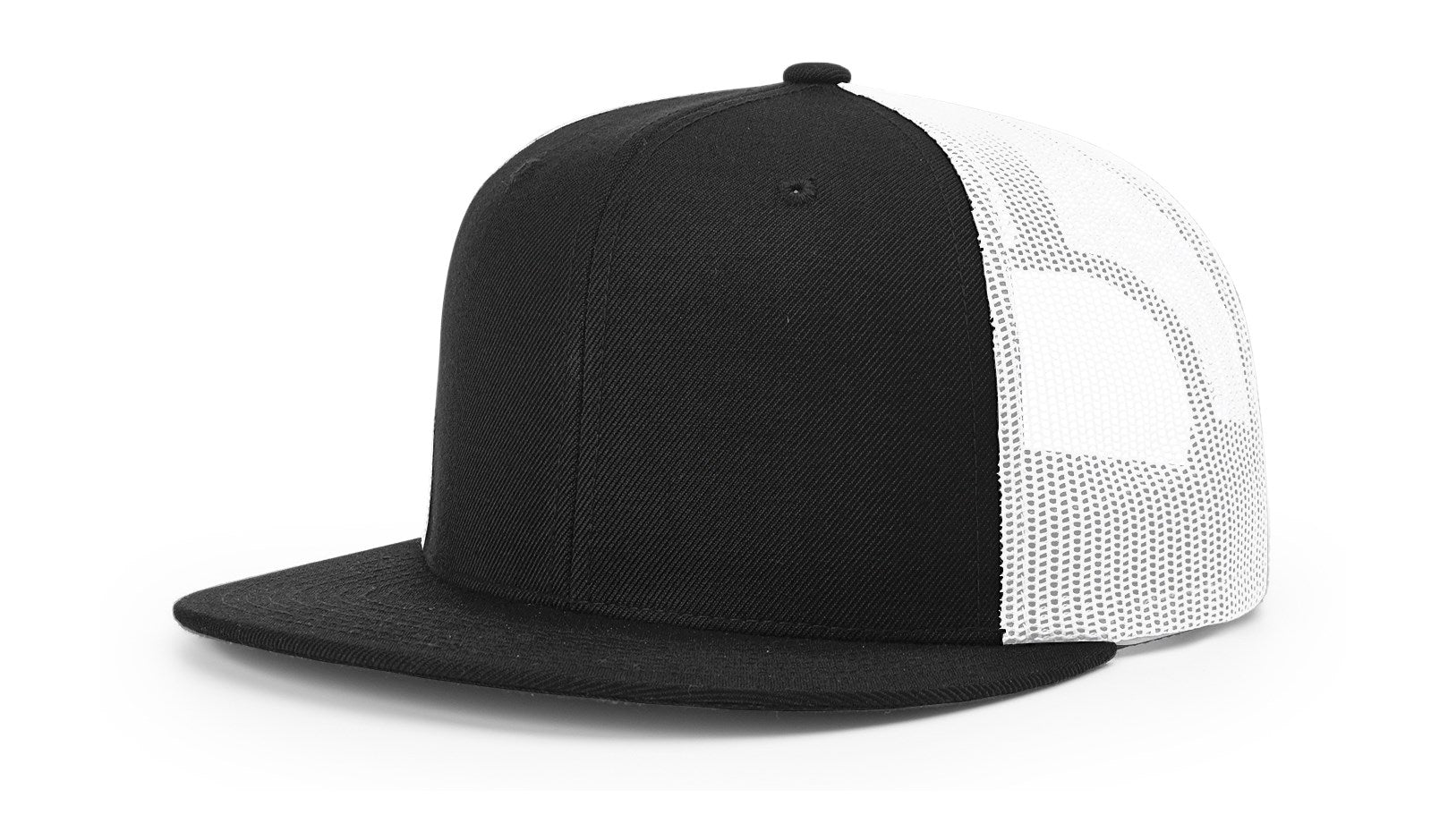 Richardson 511 Wool Blend Trucker Hat - Black/White