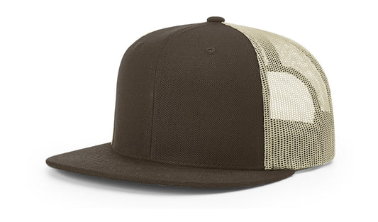 Richardson 511 Wool Blend Trucker Hat - Brown/Khaki