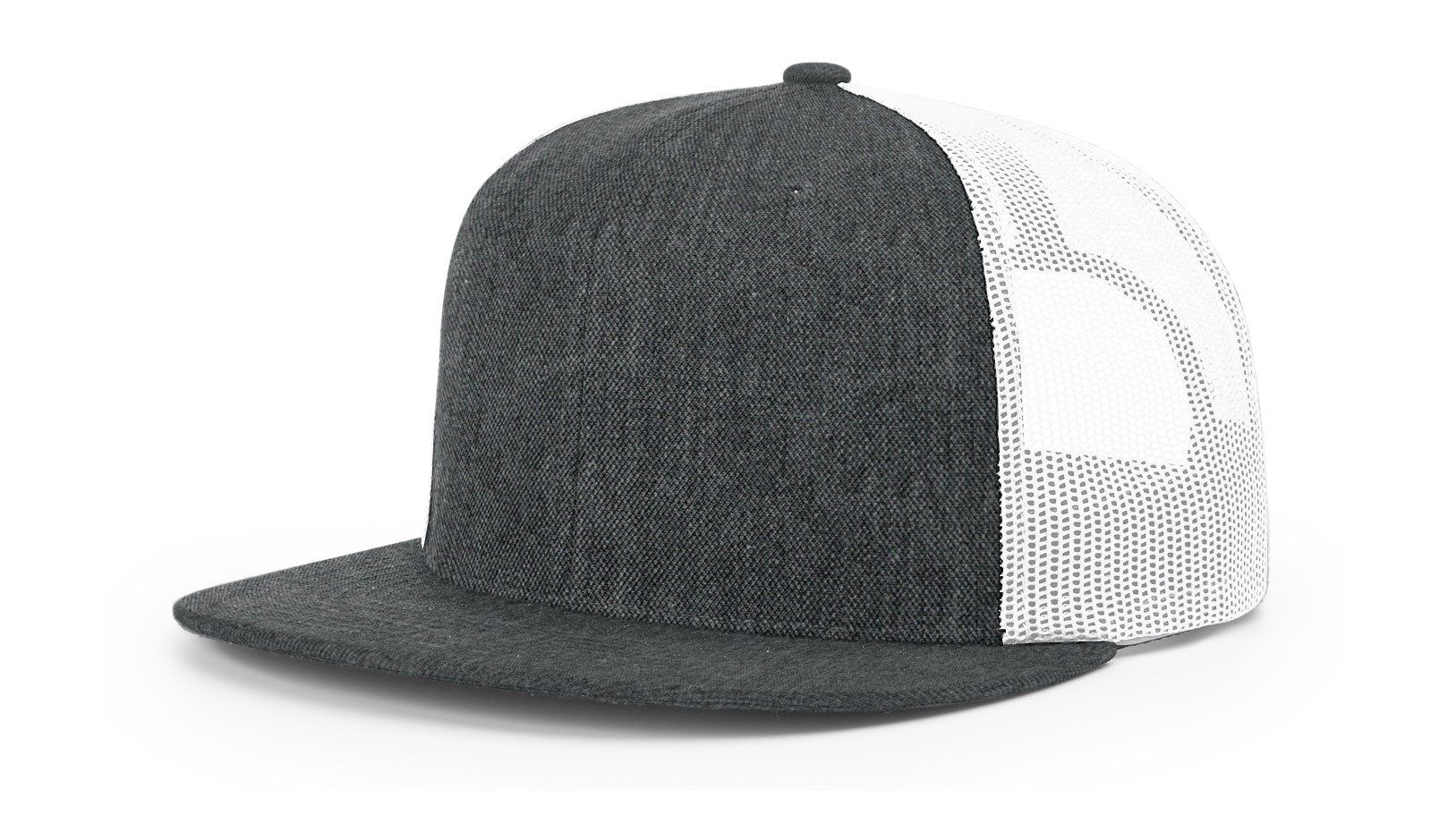 Richardson 511 Wool Blend Trucker Hat - Heather Charcoal/White