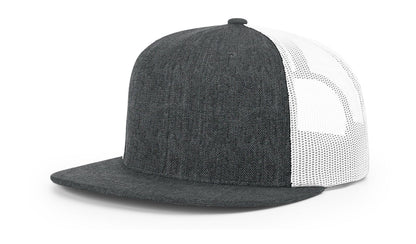 Richardson 511 Wool Blend Trucker Hat - Heather Charcoal/White