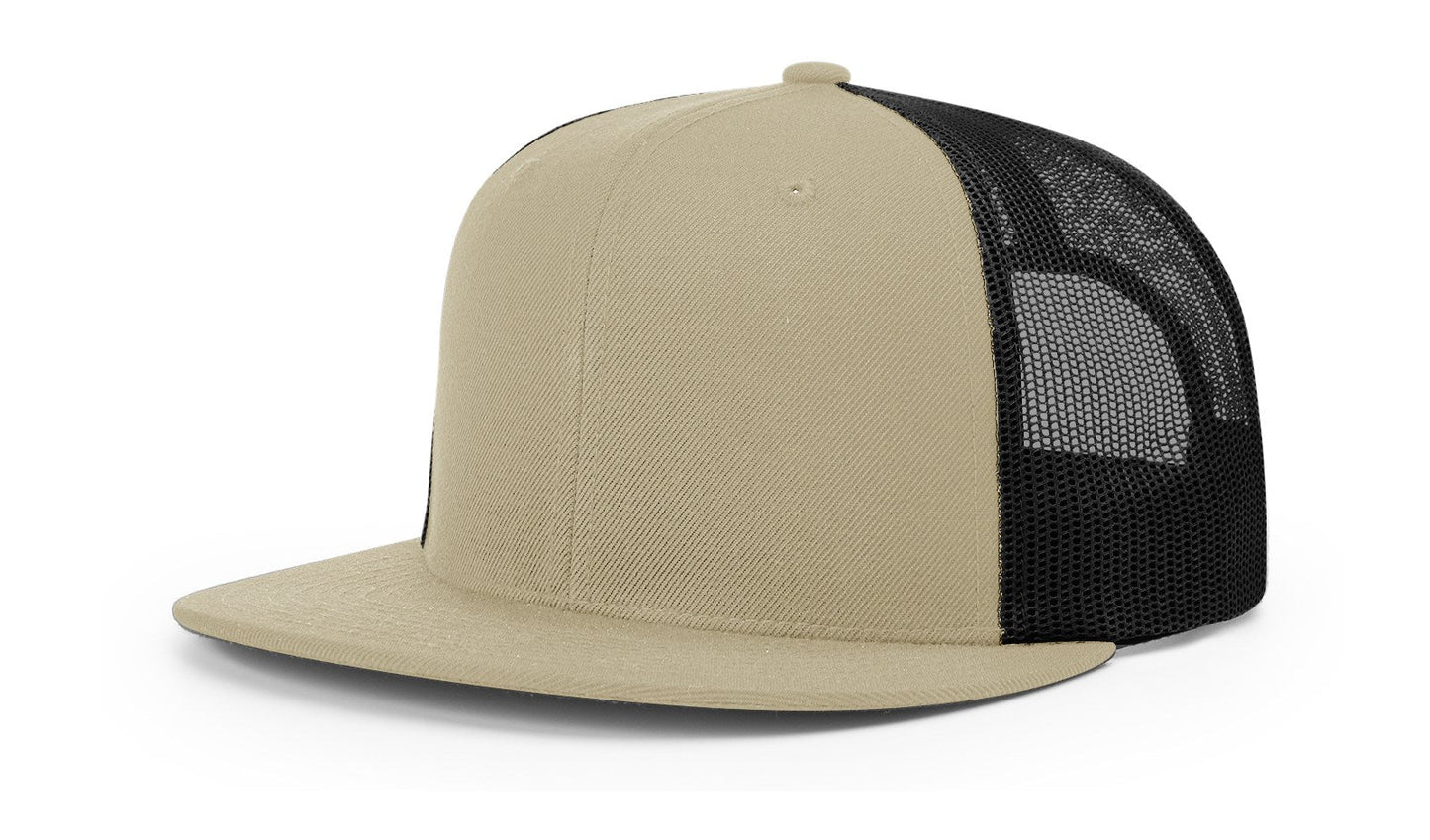 Richardson 511 Wool Blend Trucker Hat - Khaki/Black