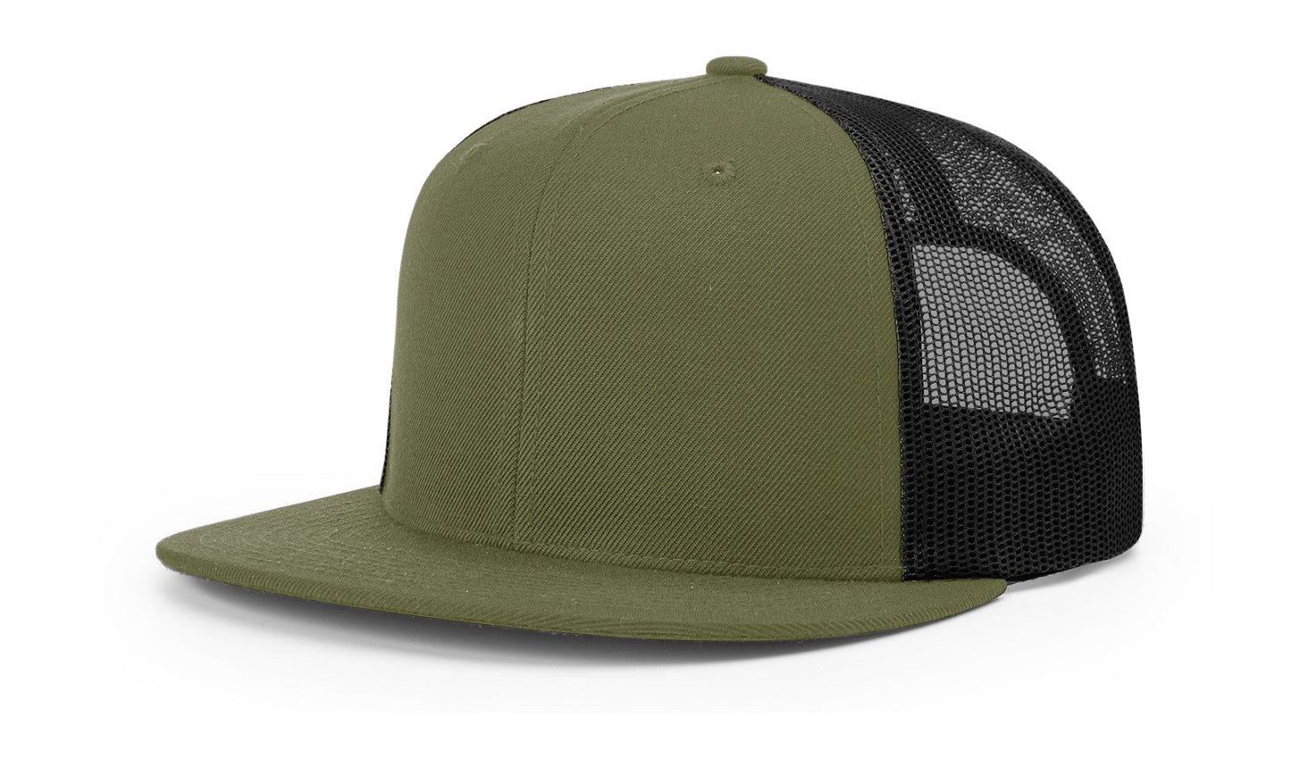 Richardson 511 Wool Blend Trucker Hat - Loden/Black