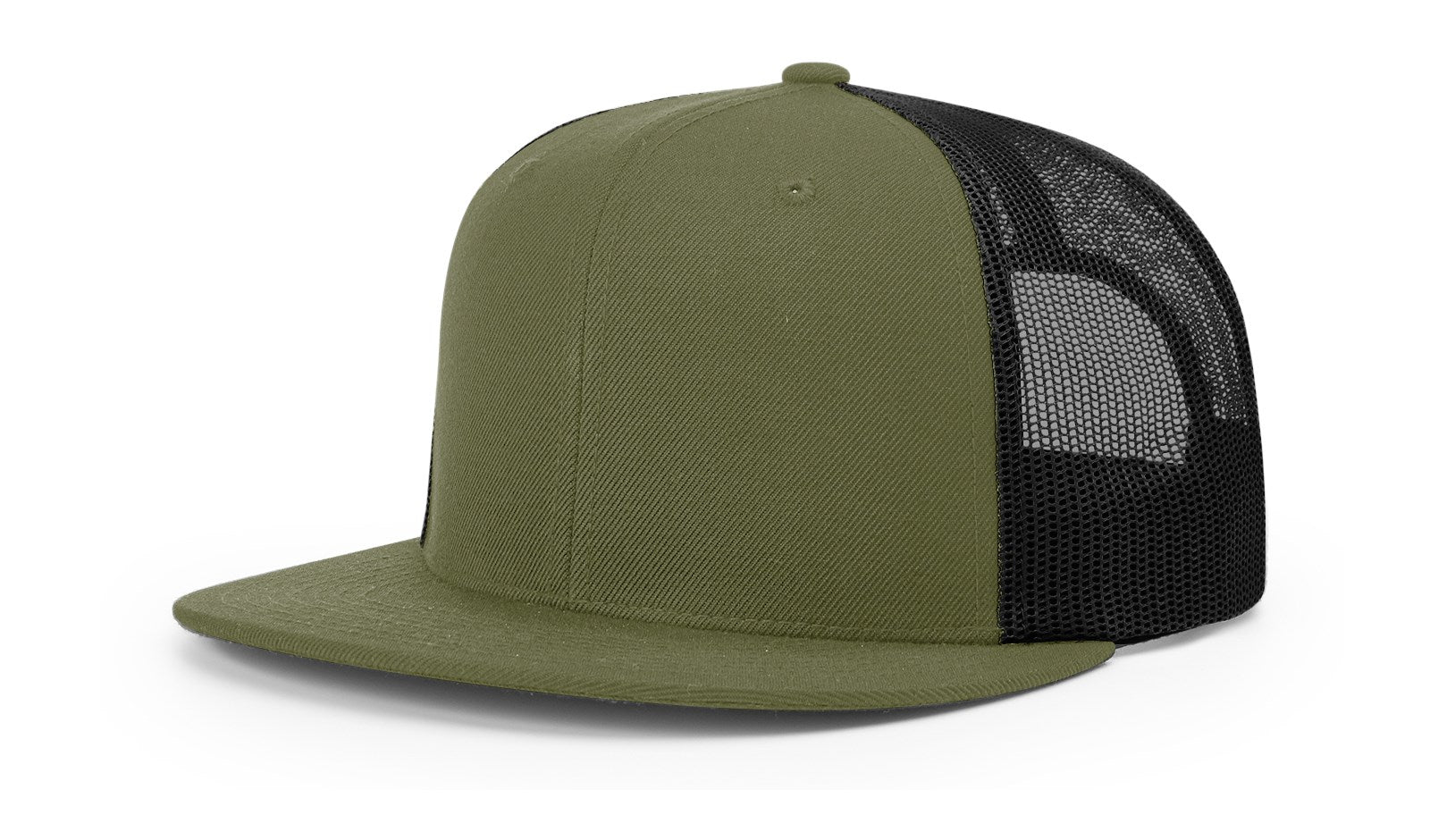 Richardson 511 Wool Blend Trucker Hat - Loden/Black