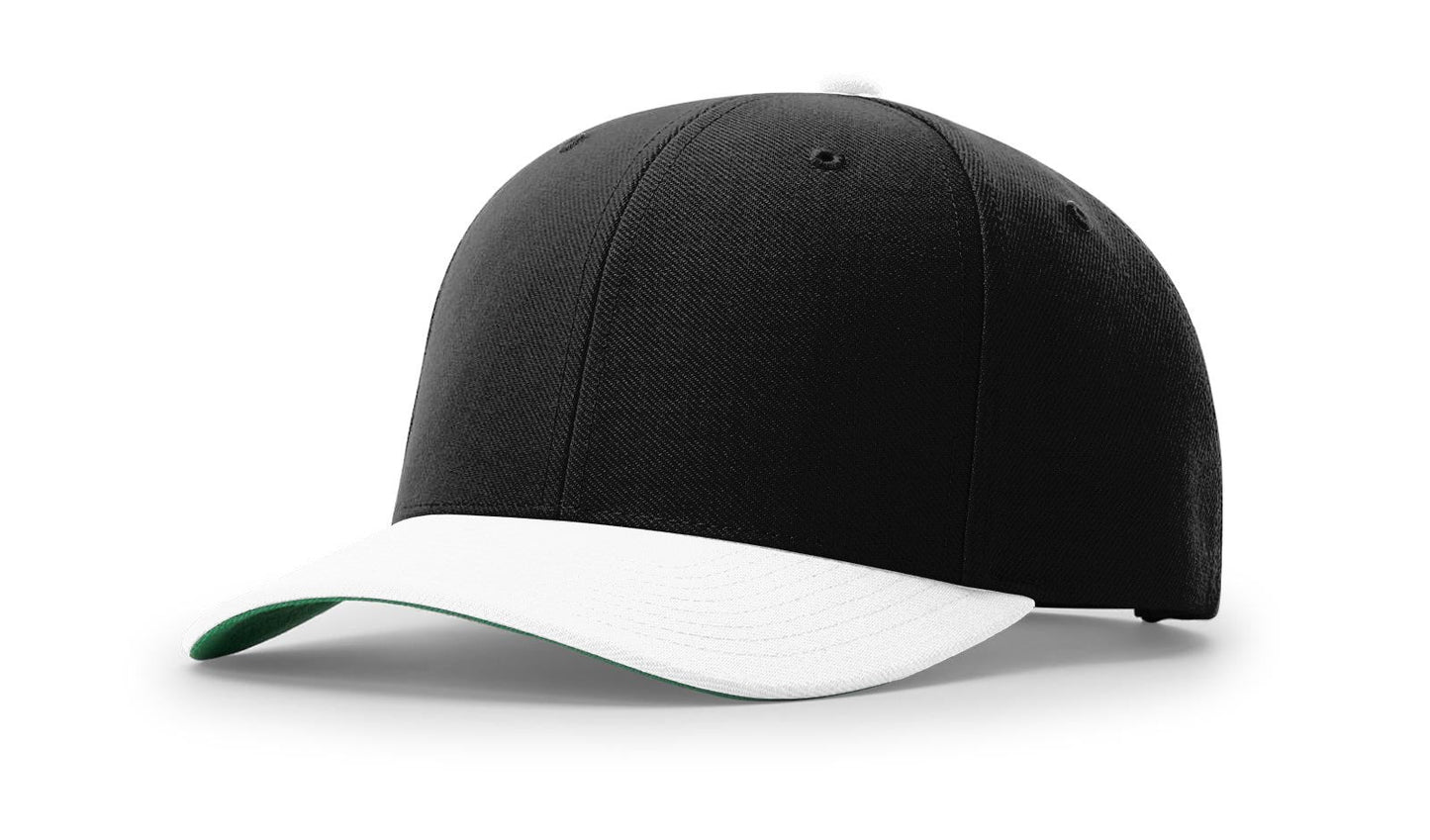Richardson 512 Surge Snapback Cap - Combination Black/White