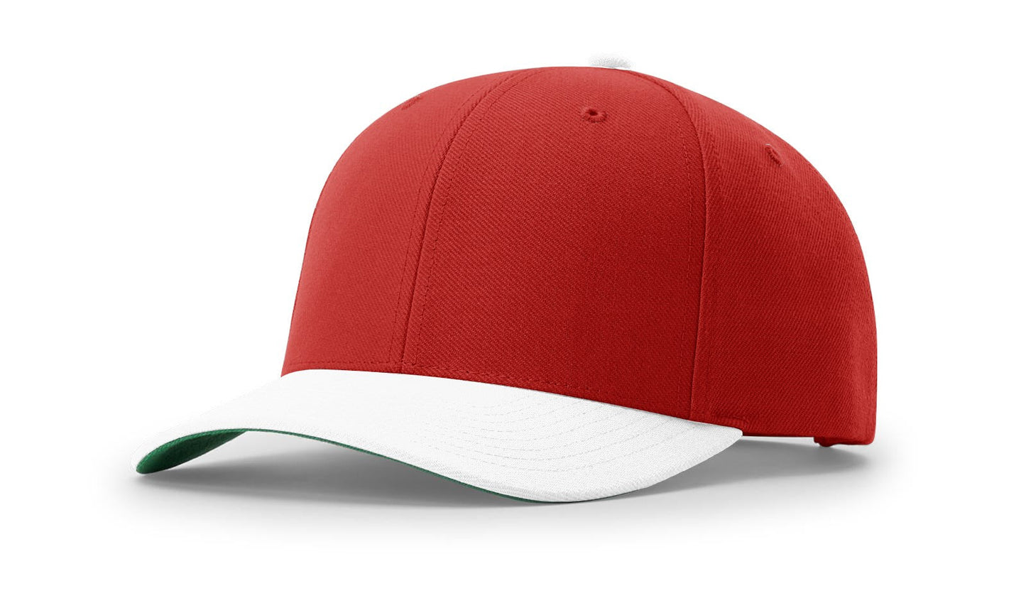 Richardson 512 Surge Snapback Cap - Combination Red/White
