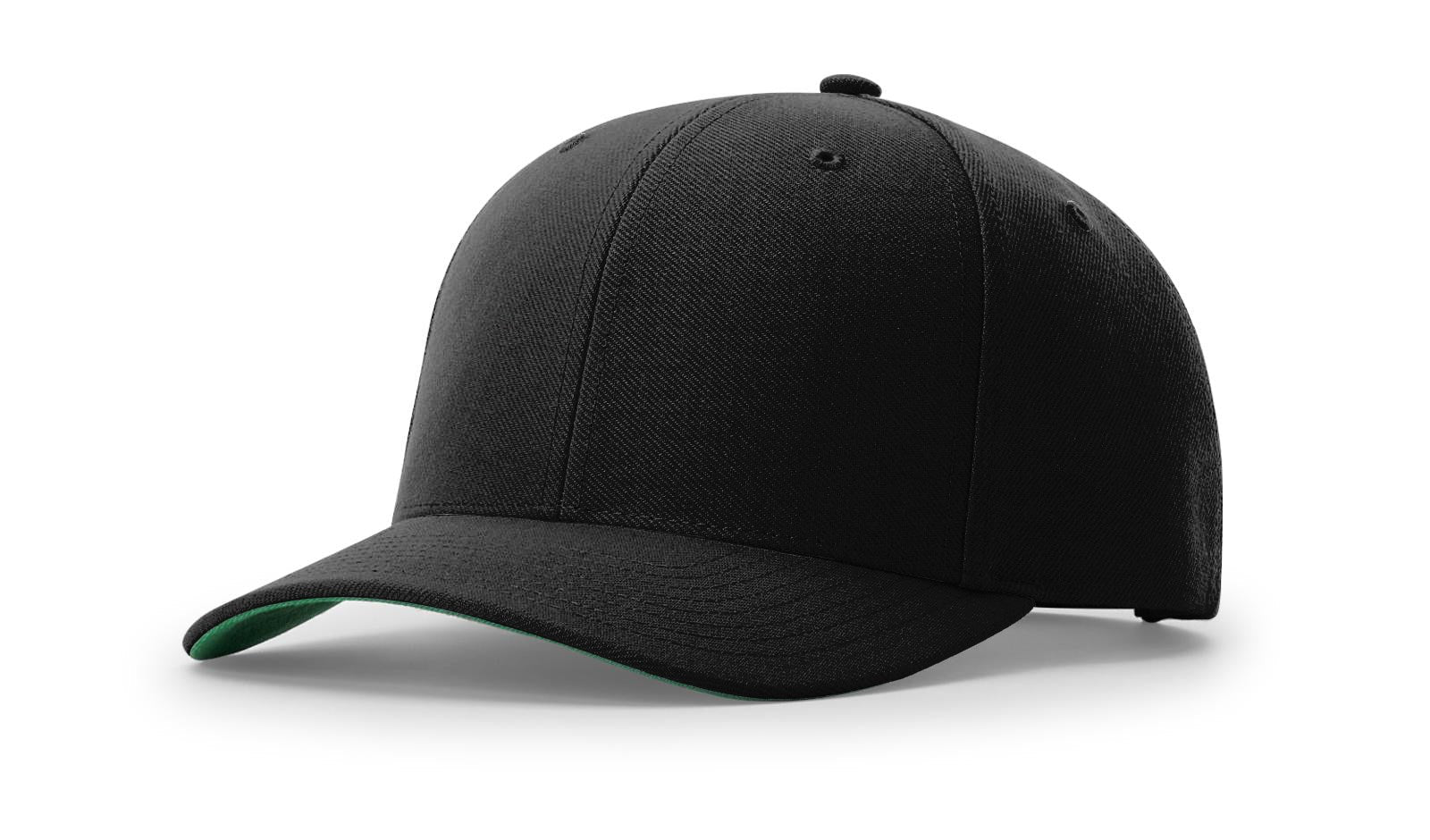 Richardson 512 Surge Snapback Cap - Solid Black