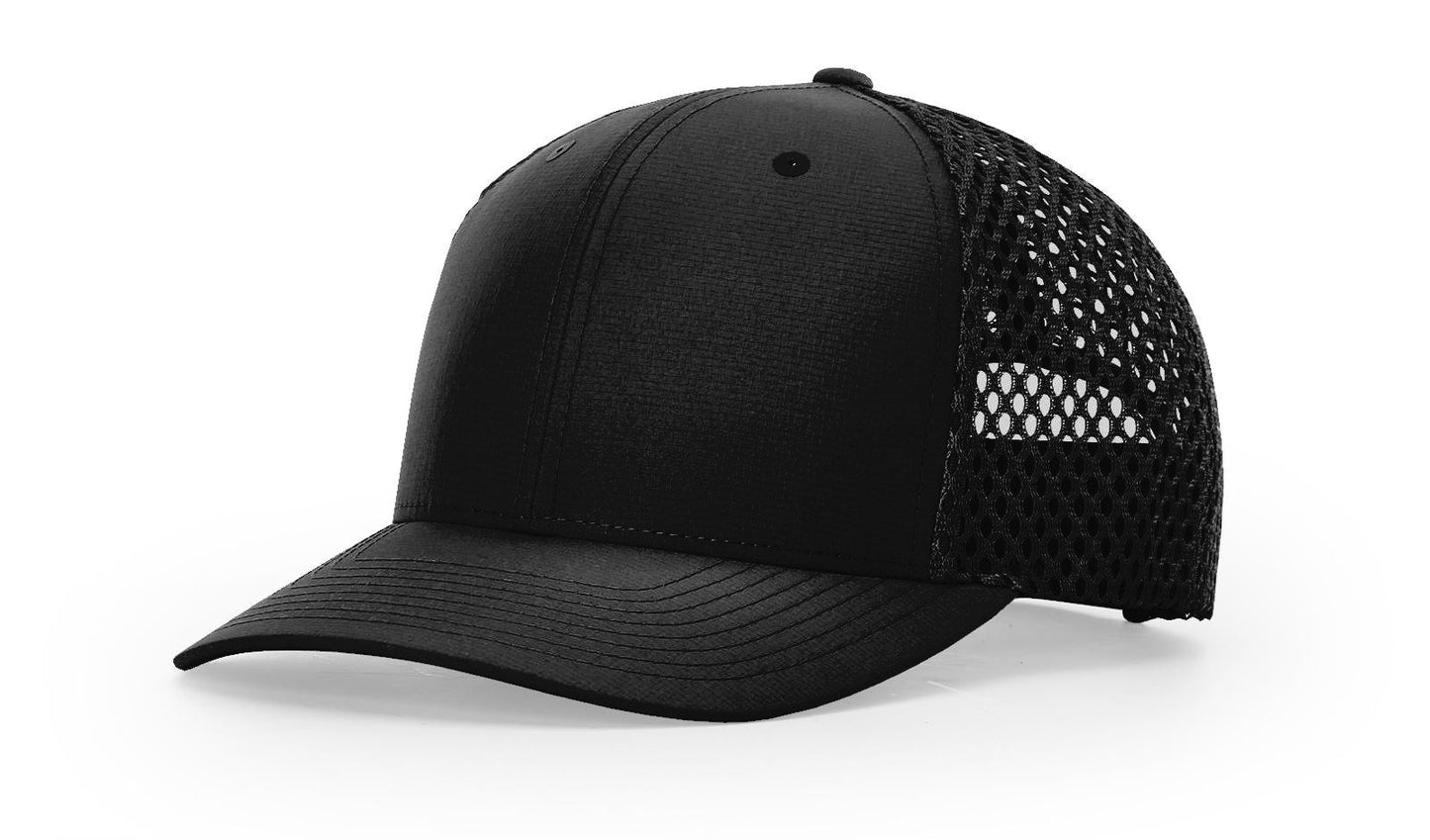 Richardson 835 Tilikum Open Mesh Back Hat - Black