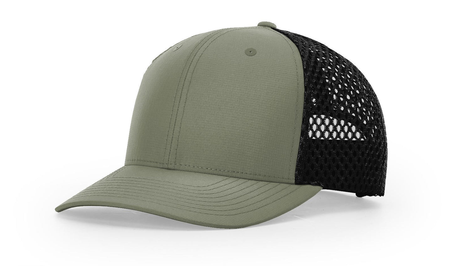 Richardson 835 Tilikum Open Mesh Back Hat - Olive/Black