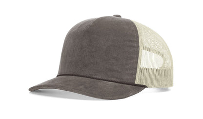 Richardson 930 Troutdale Corduroy Trucker Hat - Brown/Sand