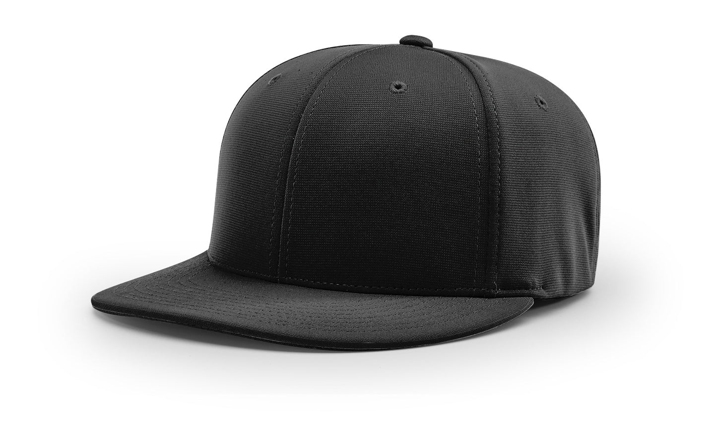 Richardson PTS20 custom logo hat in Black