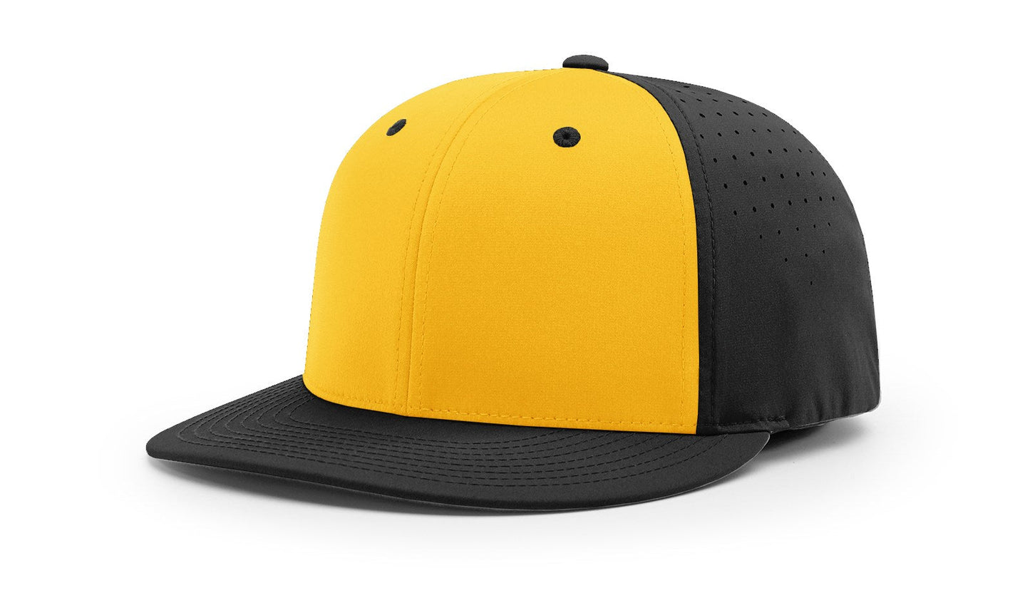 Richardson PTS30 Gold/Black - Alternate custom logo team hat