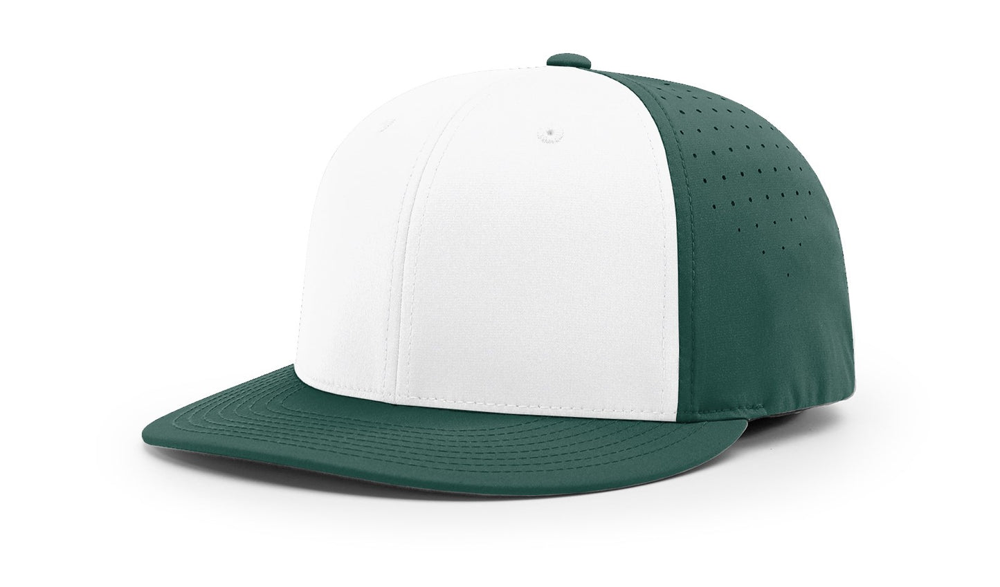 Richardson PTS30 White/Dark Green Alternate Hat
