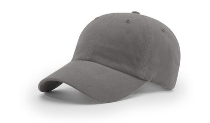 Richardson R55 Garment Washed Twill Hat - Charcoal
