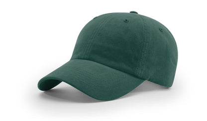 Richardson R55 Garment Washed Twill Hat - Dark Green
