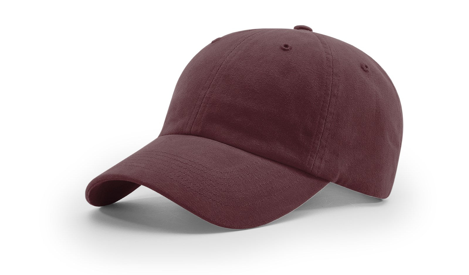 Richardson R55 Garment Washed Twill Hat - Maroon