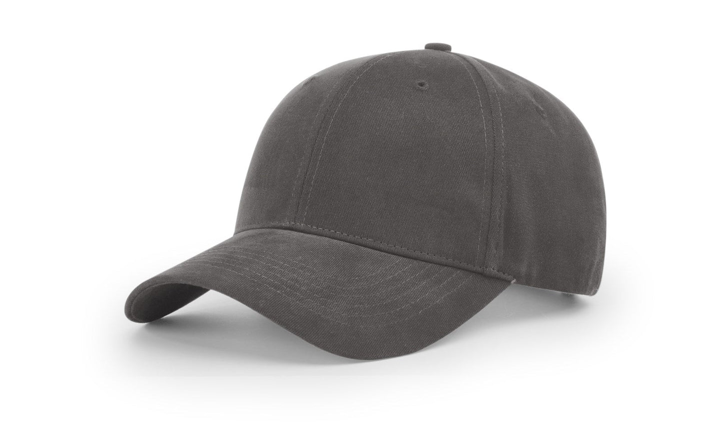 Richardson R75S Charcoal Casual Twill Snapback Hat