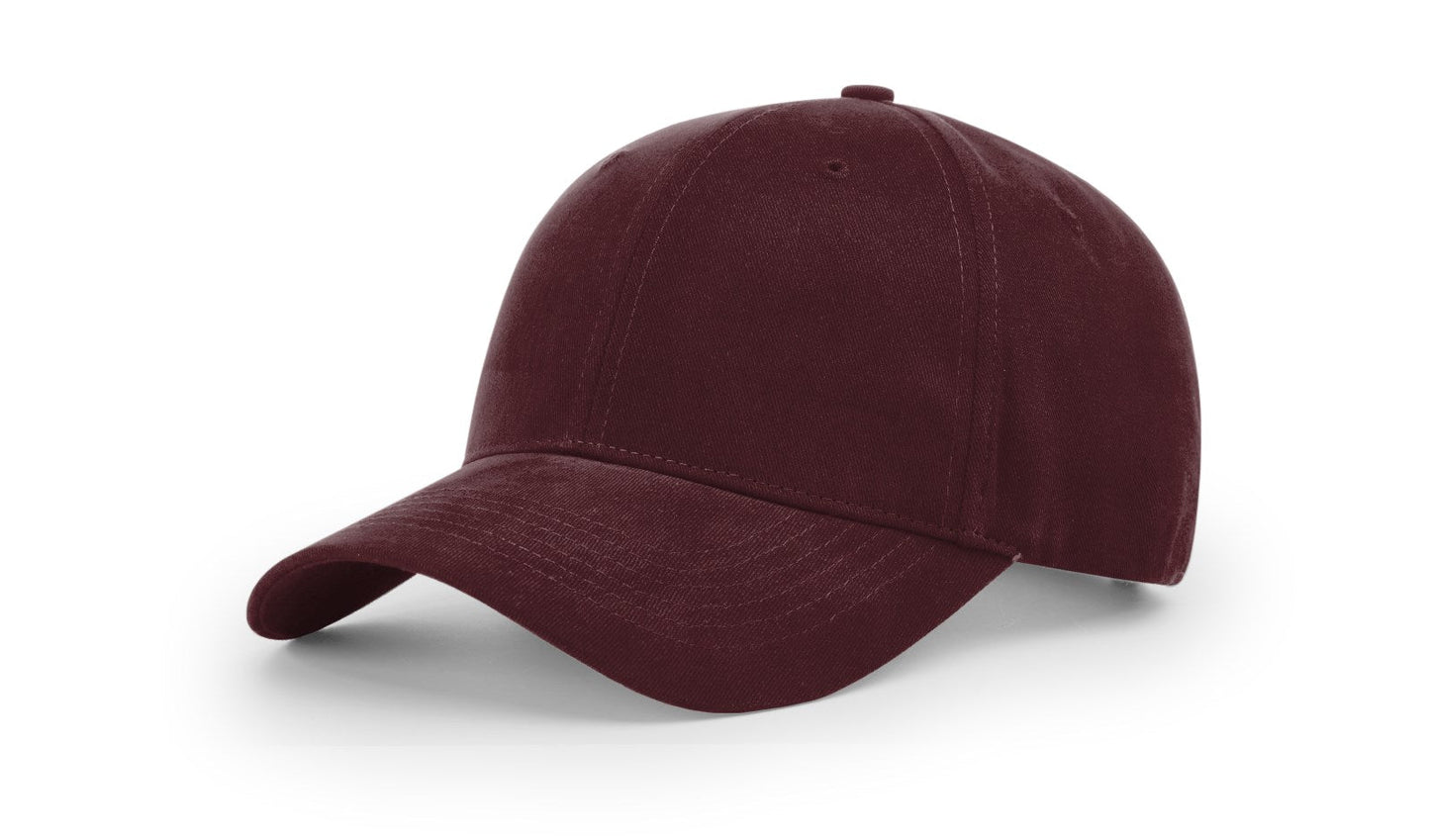 Richardson R75S Maroon Casual Twill Snapback Hat